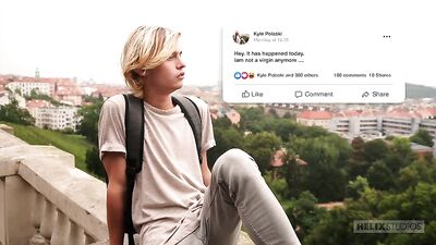 First-Time Virgin Blonde Twinks Enjoy Sweaty Bareback Cum Shots