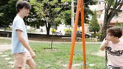 Raw and Raging: Two Juicy Twinks Take it Raw in a Heat of Action