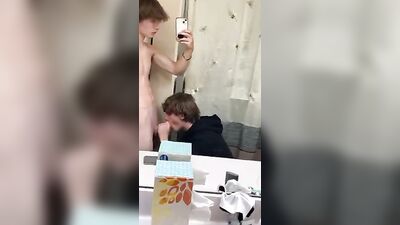 Straight Boys Take on Huge Dicks in Blowjob Action