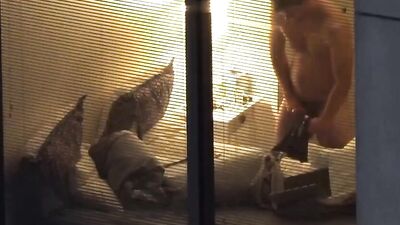 Gardener Caught Jerking Off in Public