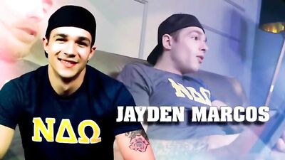 Two men in a hot tub - Carter woods and Jayden Marcos get steamy!