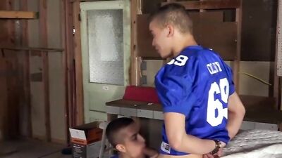 Country Frat Boy Threesome: Raw Jocks Going at It - Bareback Action, Big Cocks, Cum Shots and Group Sex