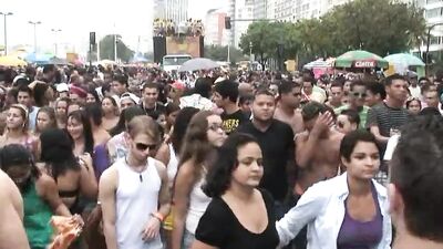 Rio Gay Pride - Bareback Cum Shots and Latin Twink Handjobs