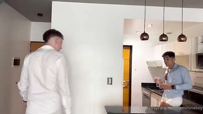 Barebacking With My Gay Bestie - Blowjobs and Cum Shoots with Young Twinks