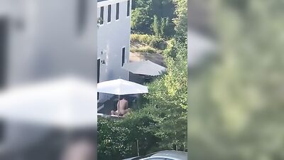 Gay neighbor takes a massive one raw