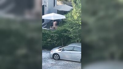 Gay neighbor takes a massive one raw