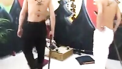 Five Studs Get Down and Dirty in a Raucous Threesome