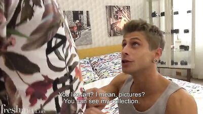 Mouthwatering Jizz in the Ass from a Hot Boy on Gay Tube, with Bareback and Cum Shot Action