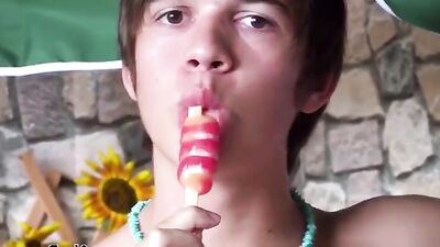 Licking my sweet-gay treat, you want?