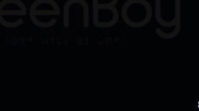 Sexy Friends Twink Room Flip Flops Lead to Steamy Bedroom Action with Fellatio and Anal Sex