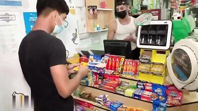 Straight Thug Caught in the Act - Raw Anal Latin Bareback Action