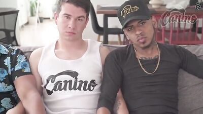 Bareback Black Interracial Threesome: Action Packed with Big Cocks and Cum Shots