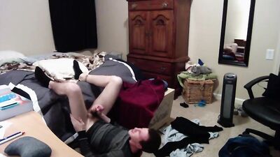 Self-Fellatio: Jasons Spunky Face-Full[4]