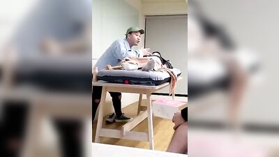 Public Sexual Encounter in the Park - Blowjob Lessons from an Asian Man Caught on Hidd*en Cam!