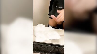 Tatted up boy solo webcam jizzing his dick to the max - AI enhanced