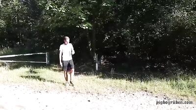 Group Action: Park Boys Going Wild with Raw Dogg Cocks - Cruising in the Park