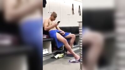 Locker Room Lust - Public Handjob Outside