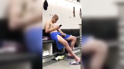 Locker Room Lust - Public Handjob Outside