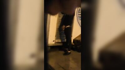 Boner-Loving Fetishist Watches Drunken Hunk Pee in Public