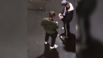 Straight boys get caught jerking off in public