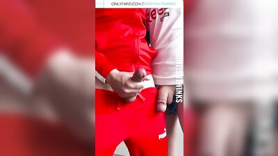 British Boy Wanks Quickly and Shoots His Load on Camera - An Unscripted Handjob!