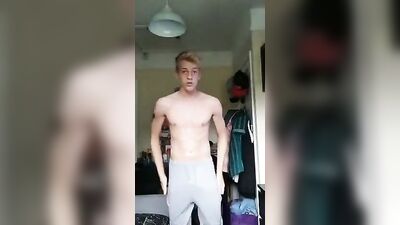 Hot Blond Twink Boy Cock Web-Cam GBT Solo Porn