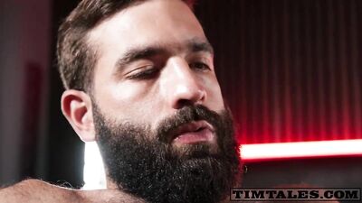 Hungry Bottom Takes His Hairy Daddy's Big Cock