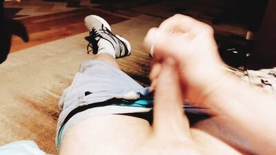 Big Load From Sexy Uncut Twink's Cock