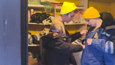 Stepson fucks best friend while stepdad makes barbecue - 454