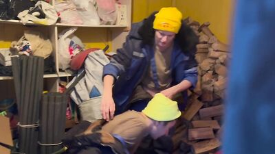 Stepson fucks best friend while stepdad makes barbecue - 454