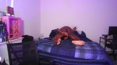 Femboy Sissy Plays With Ass And Dildo