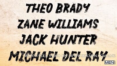 Three Brothers Part 3: Bareback / MEN / Michael DelRay, Jack Hunter, Theo Brady, Zane Williams