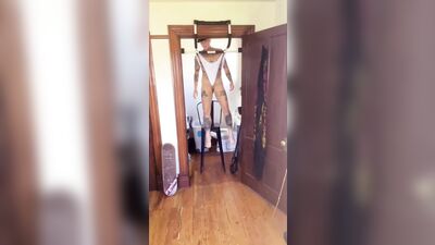 FTM twink pullup bar Wedgie - Austin Spears fetish