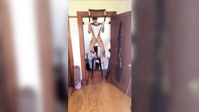 FTM twink pullup bar Wedgie - Austin Spears fetish