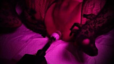 Slutty femboy anal, dildo masturbation with loud moaning and multiple orgasms.