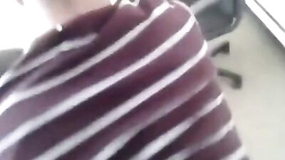 Office Blow Job: An Amateur Black Guys First Time Giving Head