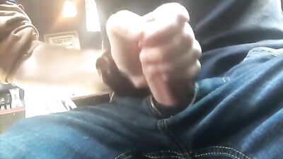 Coffee Shop Hand Job - Public Masturbation
