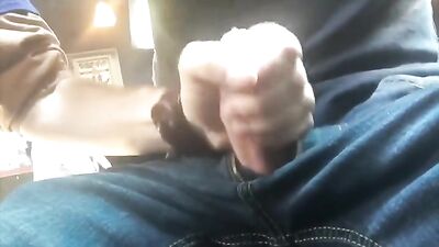 Coffee Shop Hand Job - Public Masturbation