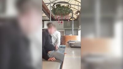 Gay twink public blowjobs at the mall