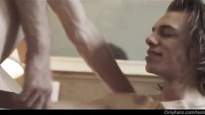 Triple Delight: Dad, Stepson and Two Hunks Cumming Hard in a Hot Group Fuck