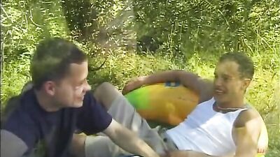 Outdoor Raft Tender Fuck Twinks Gay Porn