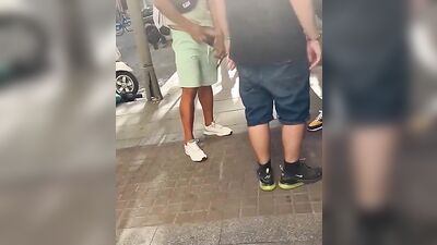 Caught playing with massive cocks in public, straight boys gone wild!