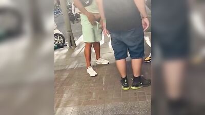 Caught playing with massive cocks in public, straight boys gone wild!