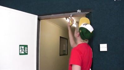 Painters Get Down and Dirty with Bareback Blowjobs, Rimming and Cumshots