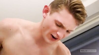 Two Twink Friends Flip-Flop and Have Wild Sex on a Cam Show