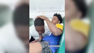 Bus Stop Bonanza: Black Amateurs Go Down and Dirty