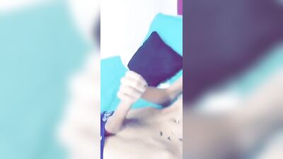 Web-Cameramen Lust after a Latino Twink with a Big Cock Cumming All Over Himself