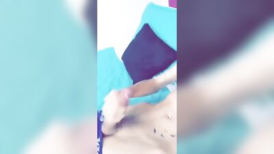 Web-Cameramen Lust after a Latino Twink with a Big Cock Cumming All Over Himself