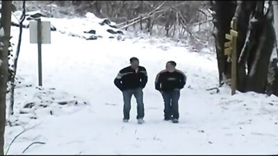 Frozen Frenchmen: Bareback Fun with Sperm Boys