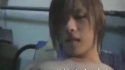 Japanese cam boy playing with his dick on Asian cams